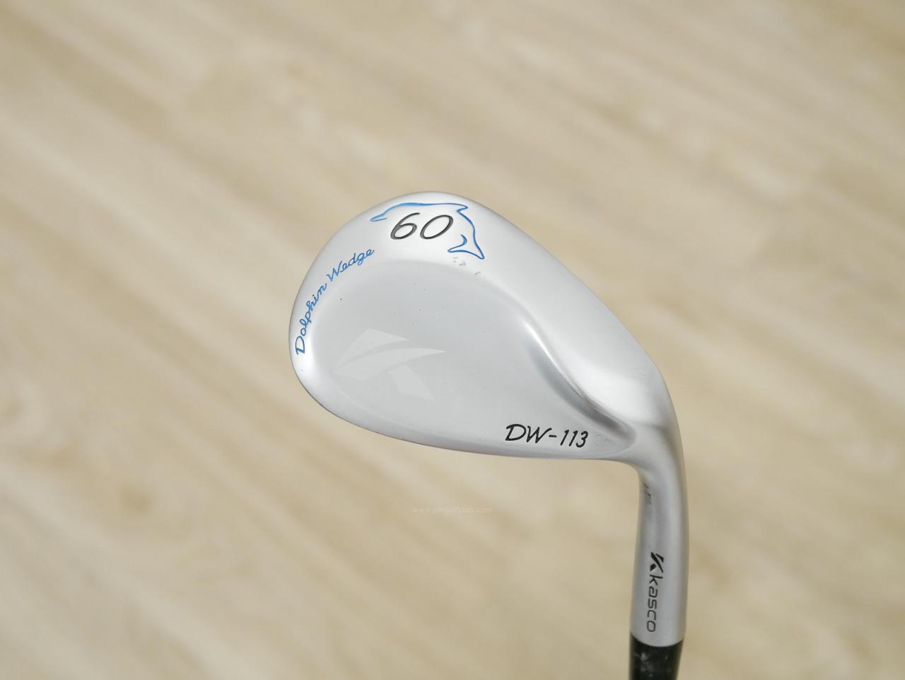 Wedge : Other : Wedge Kasco Dolphin DW-113 Loft 60 ก้านเหล็ก True Temper Lite Flex S