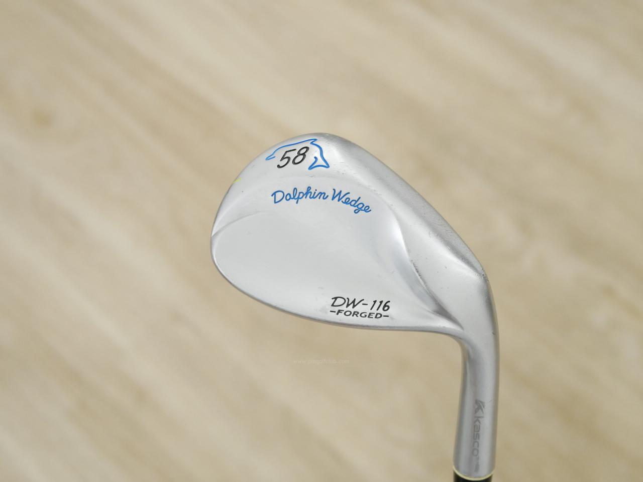 Wedge : Other : Wedge Kasco Dolphin DW-116 Forged Loft 58 ก้านเหล็ก NS Pro 950 NEO Flex S
