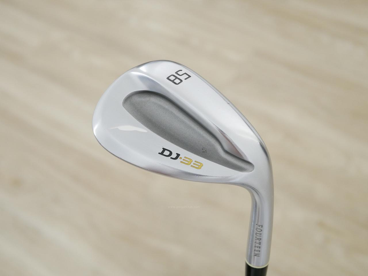 Wedge : Fourteen : Wedge Fourteen DJ-33 (Forged) Loft 58 ก้านเหล็ก Dynamic Gold Wedge