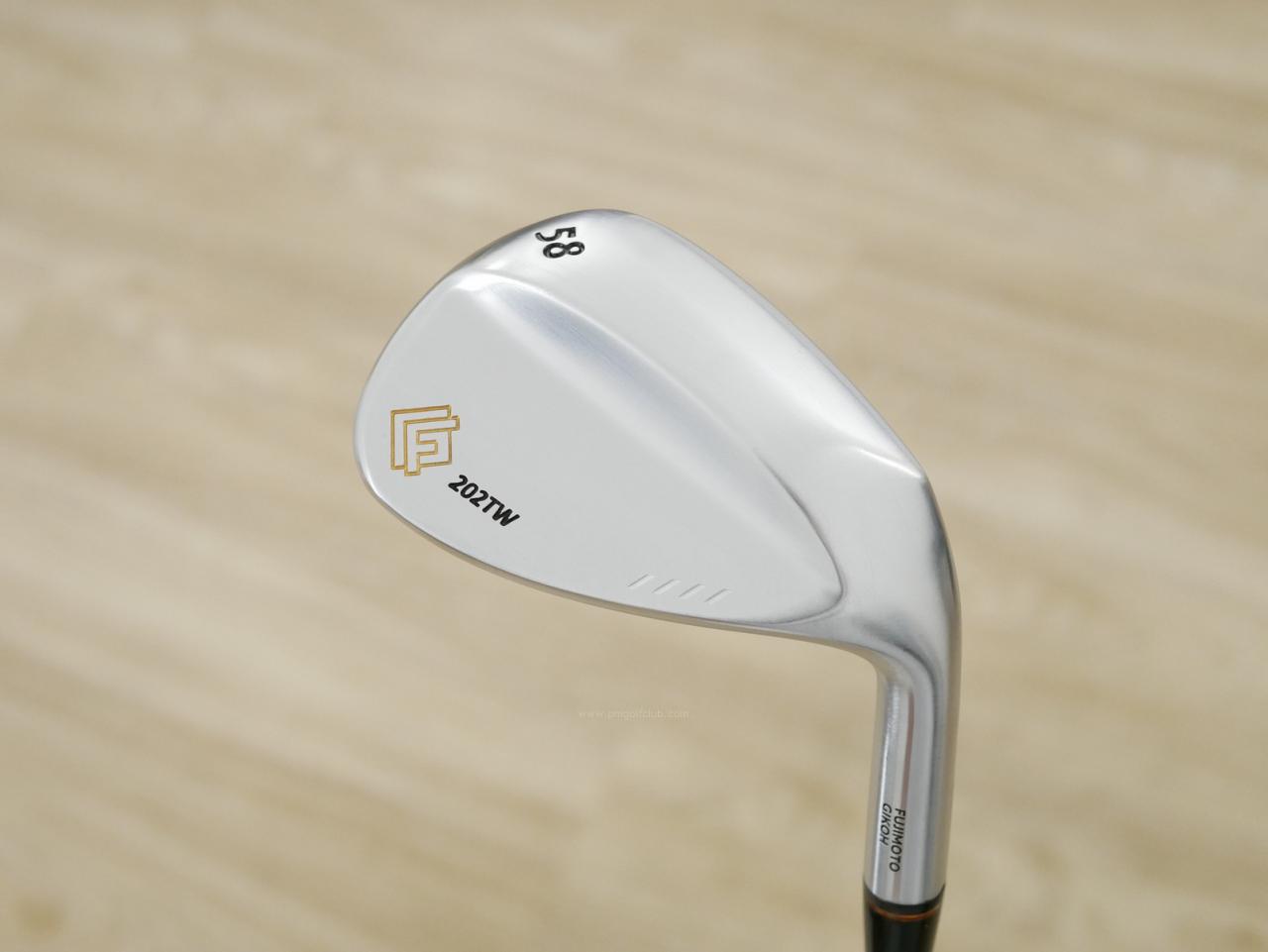 Wedge : Other : Wedge FUJIMOTO GIKOH FG-202TW FORGED Loft 58 ก้านเหล็ก Dynamic Gold EX Weight Lock Tour Issue X100