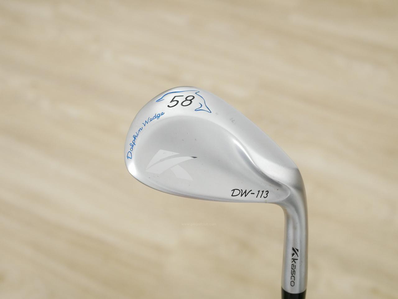 Wedge : Other : Wedge Kasco Dolphin DW-113 Loft 58 ก้านเหล็ก True Temper Lite Flex S