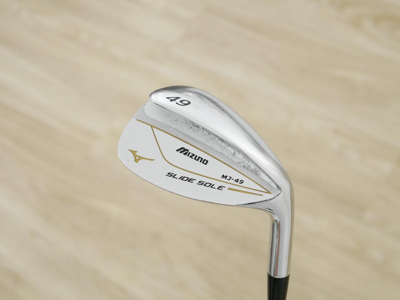 Wedge : Other : Wedge Mizuno MJ-49 SLIDE SOLE Forged Loft 49 ก้านเหล็ก Wedge Flex