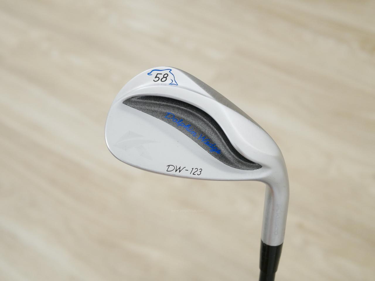 Wedge : Other : Wedge Kasco Dolphin DW-123 Forged Loft 58 ก้านกราไฟต์ Wedge Flex