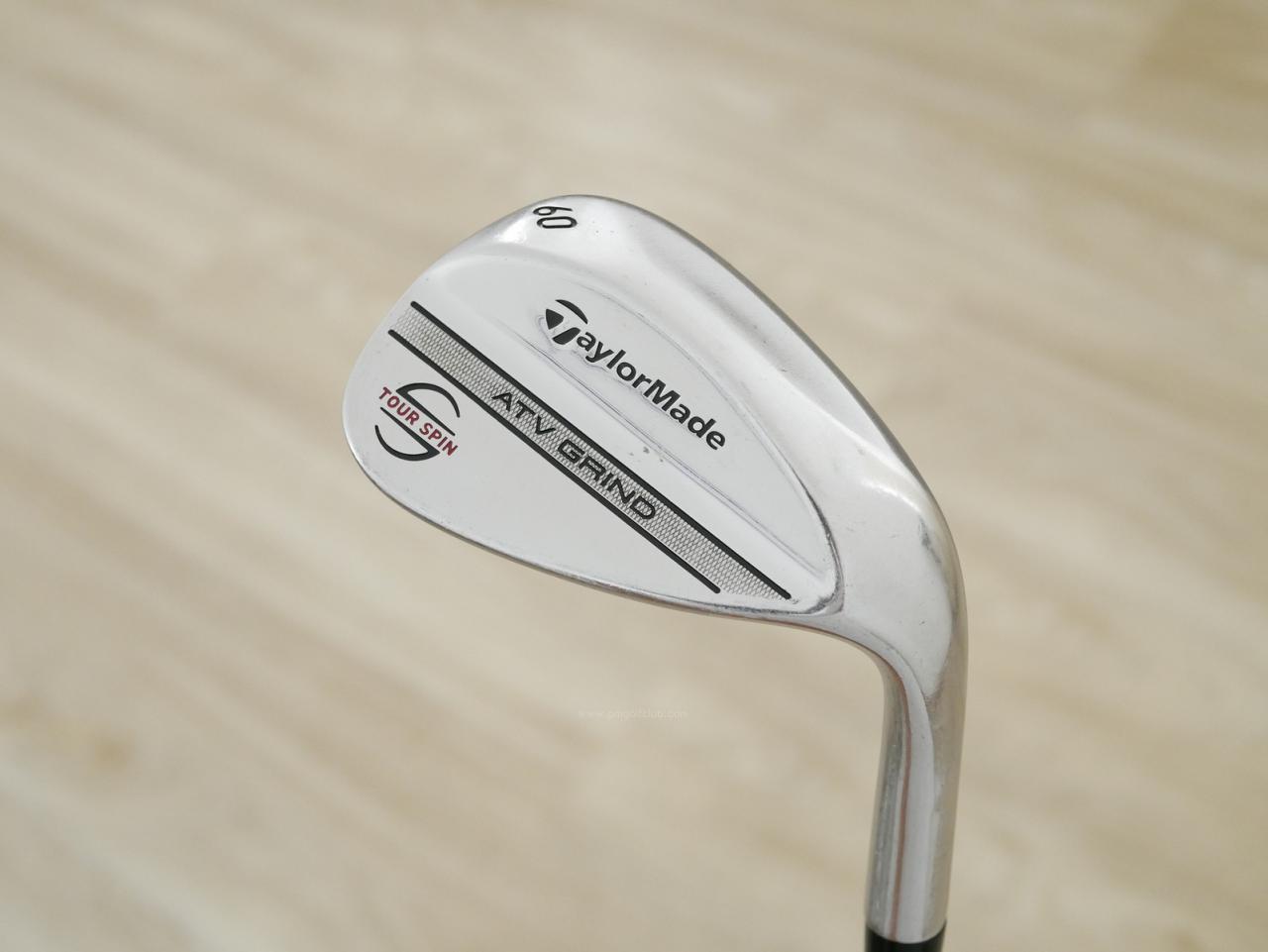 Wedge : Taylormade : Wedge Taylormade ATV Grind Tour Spin Loft 60 ก้านเหล็ก KBS Tour 105 Wedge Flex