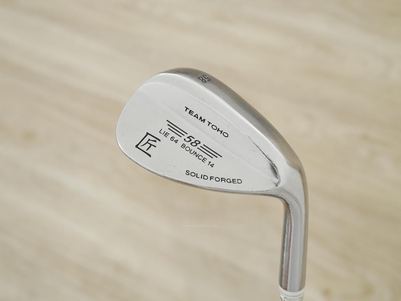Wedge : Other : Wedge TEAM TOHO Solid Forged Loft 58 ก้านกราไฟต์