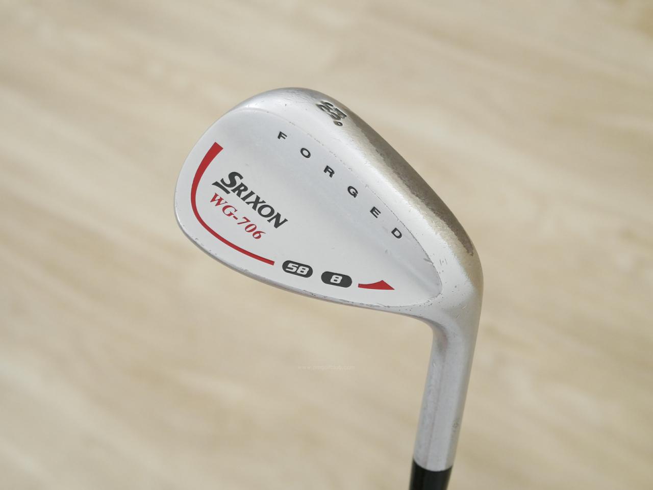Wedge : Other : Wedge Srixon WG-706 Forged Loft 58 ก้านเหล็ก Dynamic Gold S200