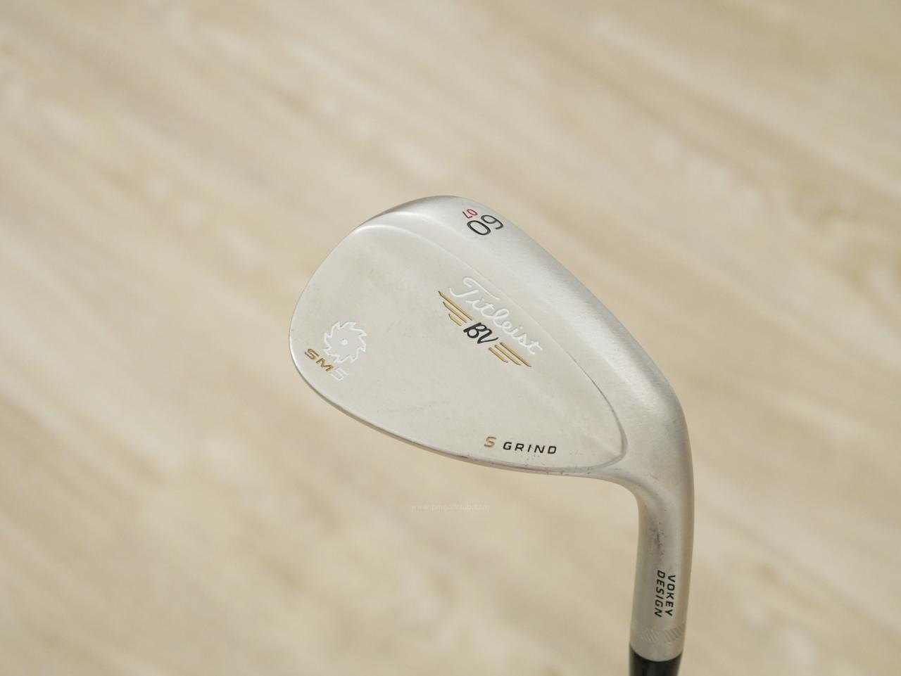 Wedge : Other : Wedge Titleist Vokey SM5 Forged Loft 60 ก้านเหล็ก Dynamic Gold S200