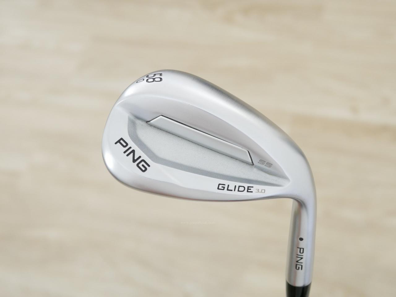 Wedge : Other : Wedge Ping Glide 3.0 Loft 58 ก้านเหล็ก NS Pro Zelos 7 Flex R2
