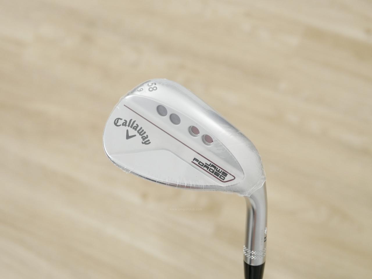 Wedge : Callaway : **ของใหม่ ยังไม่แกะพลาสติก** Wedge Callaway JAWS FORGED (ปี 2024) Loft 58 ก้านเหล็ก NS Pro 950 NEO Flex S