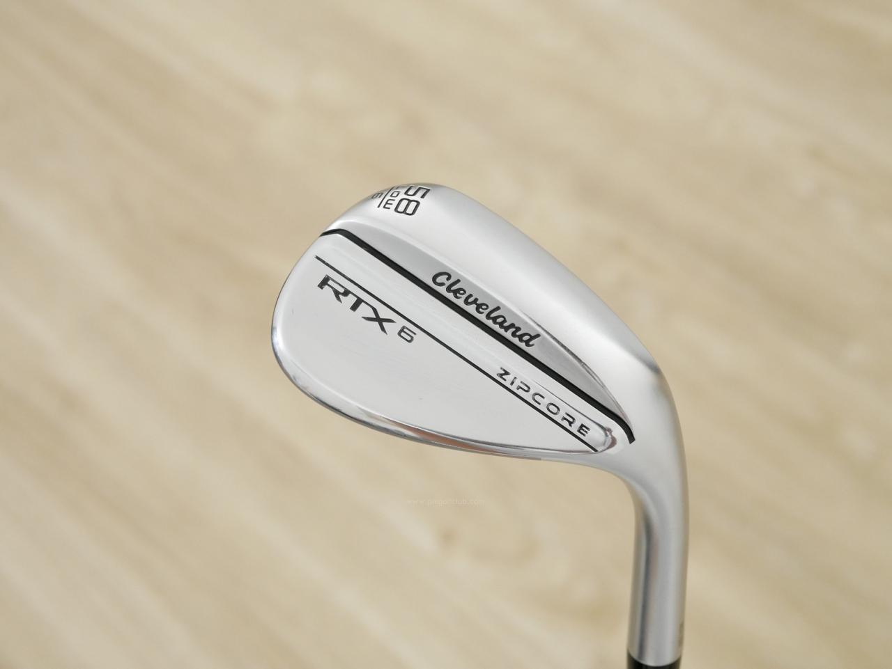 Wedge : Cleveland : Wedge Cleveland RTX 6 ZIPCORE Loft 58 ก้านเหล็ก Dynamic Gold S200
