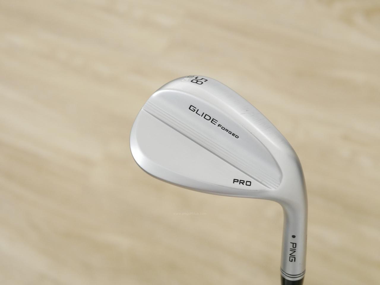 Wedge : Other : Wedge Ping Glide Forged Pro (รุ่นปี 2022) Loft 58 ก้านเหล็ก NS Pro Modus 115 Flex S