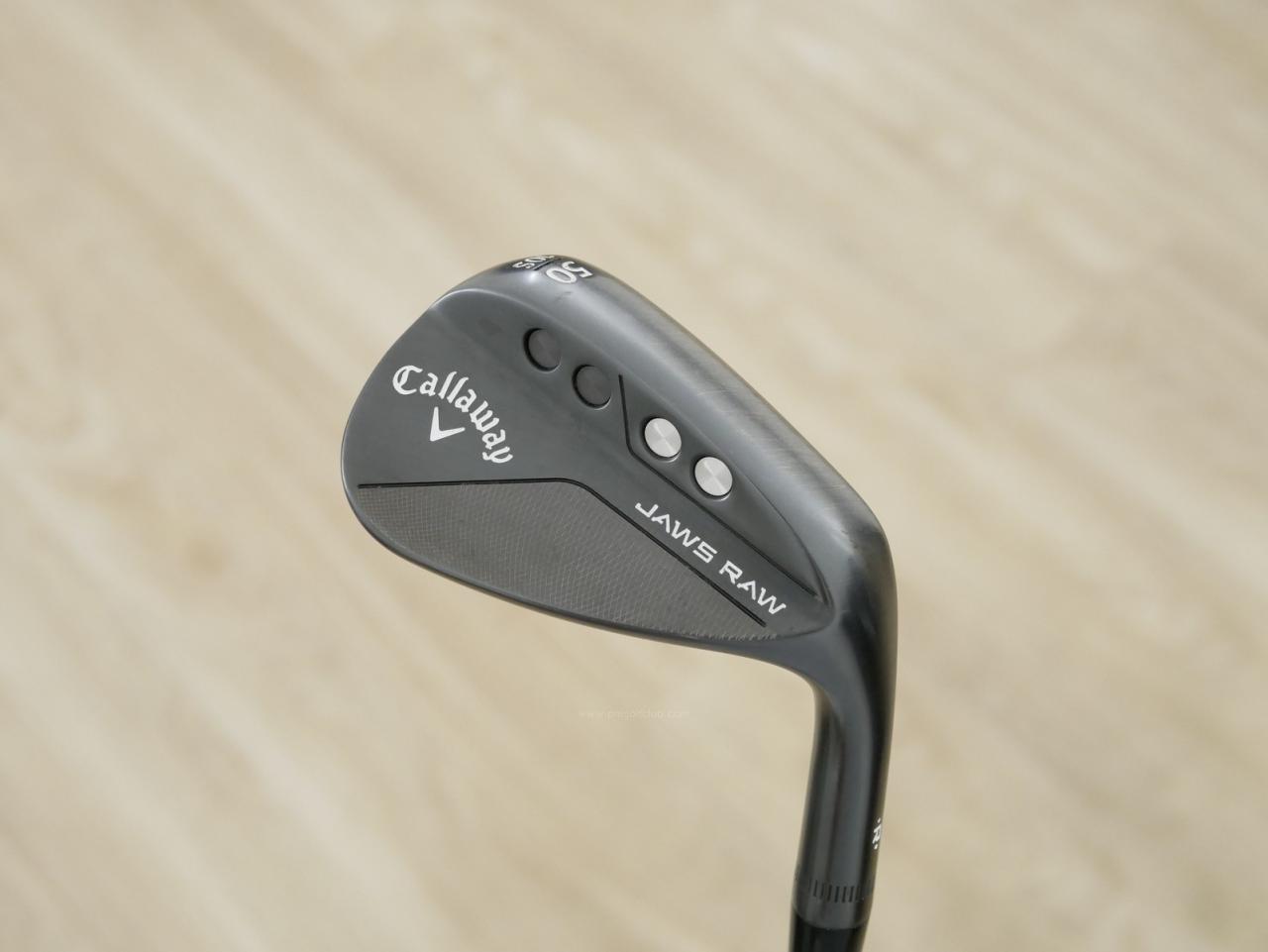 Wedge : Callaway : Wedge Callaway JAWS RAW (รุ่นปี 2023) Loft 50 ก้านเหล็ก Dynamic Gold S200