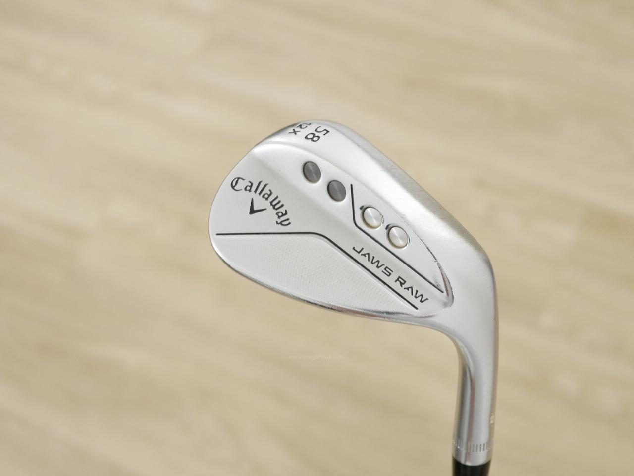 Wedge : Callaway : Wedge Callaway JAWS RAW (ปี 2023) Loft 58 ก้านเหล็ก Dynamic Gold S200