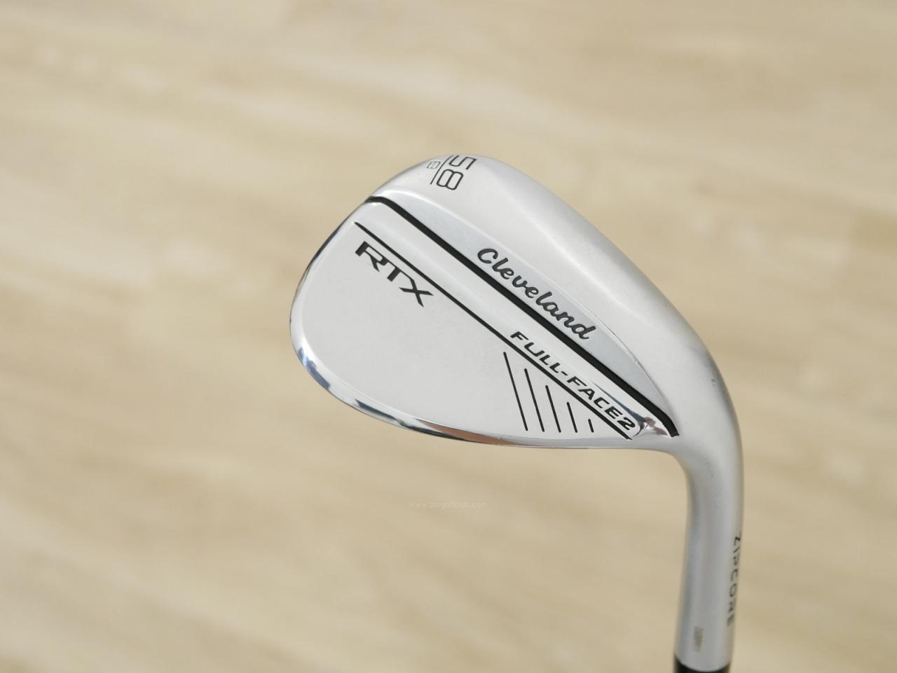 Wedge : Cleveland : Wedge Cleveland RTX FULL-FACE 2 ZIPCORE Loft 58 ก้านเหล็ก Dynamic Gold S200
