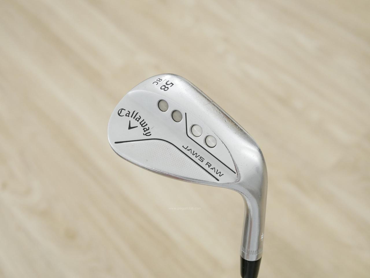 Wedge : Callaway : Wedge Callaway JAWS RAW (ปี 2023) Loft 58 ก้านกราไฟต์ Fujikura MCI WG6