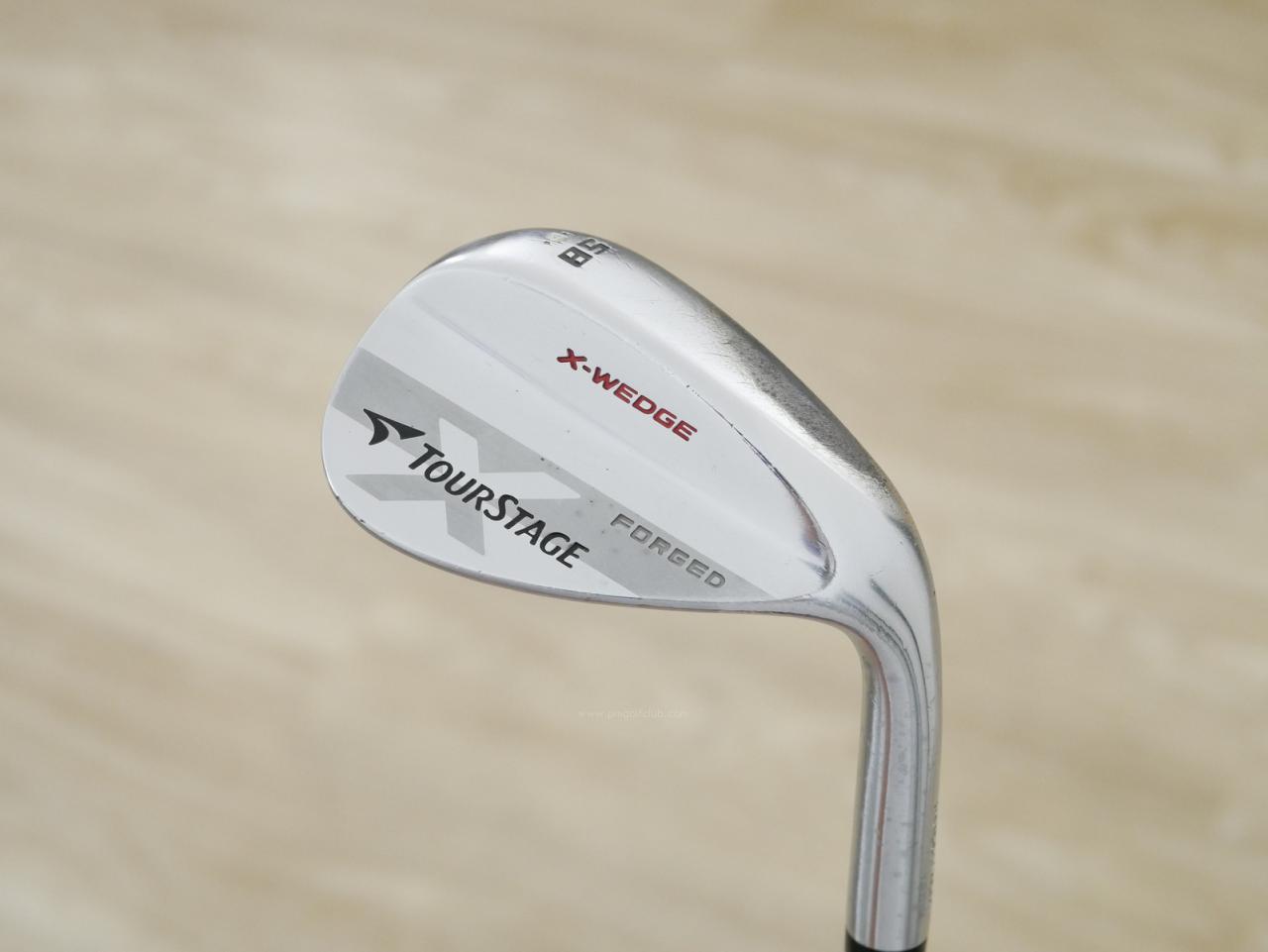 Wedge : Other : Wedge Tourstage X-Wedge Forged Loft 58 ก้านเหล็ก Dynamic Gold S200