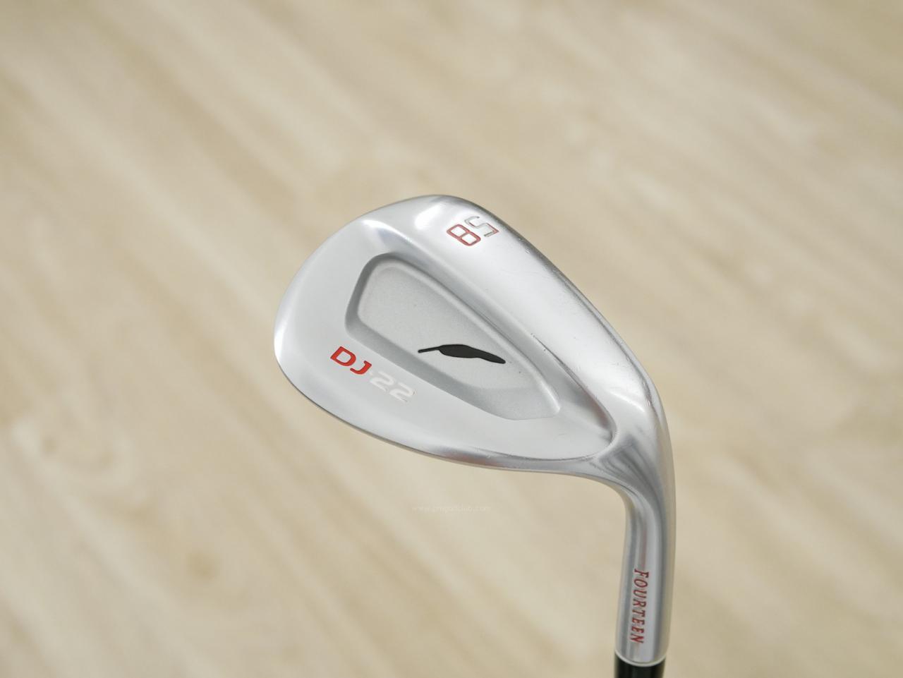 Wedge : Fourteen : Wedge Fourteen DJ-22 Forged (ปี 2016) Loft 58 ก้านเหล็ก Dynamic Gold Wedge Flex