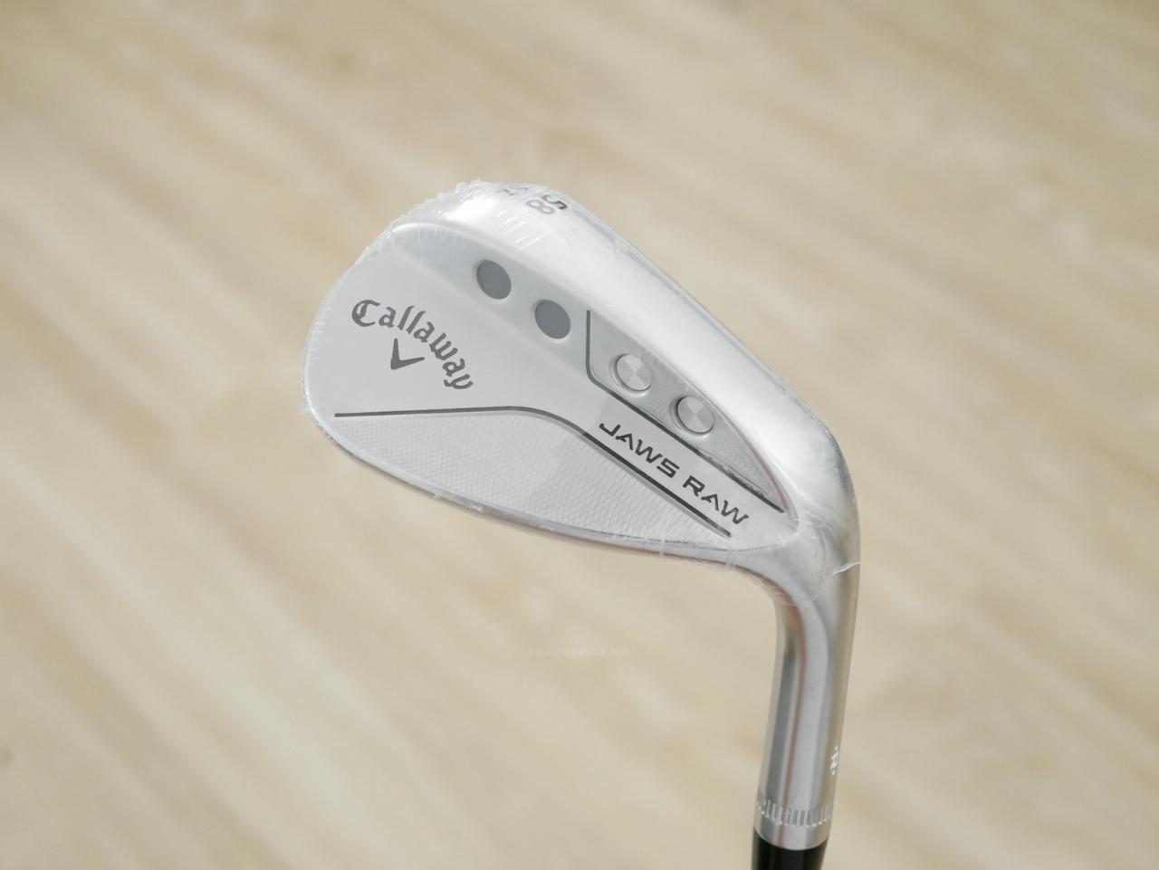 Wedge : Callaway : **ของใหม่ ยังไม่แกะพลาสติก** Wedge Callaway JAWS RAW (รุ่นใหม่ ปี 2023) Loft 58 ก้านเหล็ก NS Pro Modus 115 Flex S