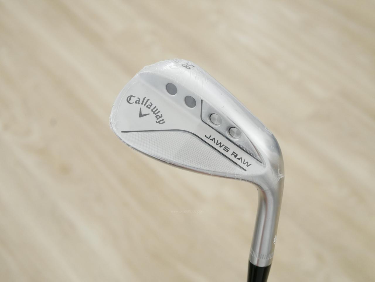 Wedge : Callaway : **ของใหม่ ยังไม่แกะพลาสติก** Wedge Callaway JAWS RAW (รุ่นใหม่ ปี 2023) Loft 58 ก้านเหล็ก Dynamic Gold S200