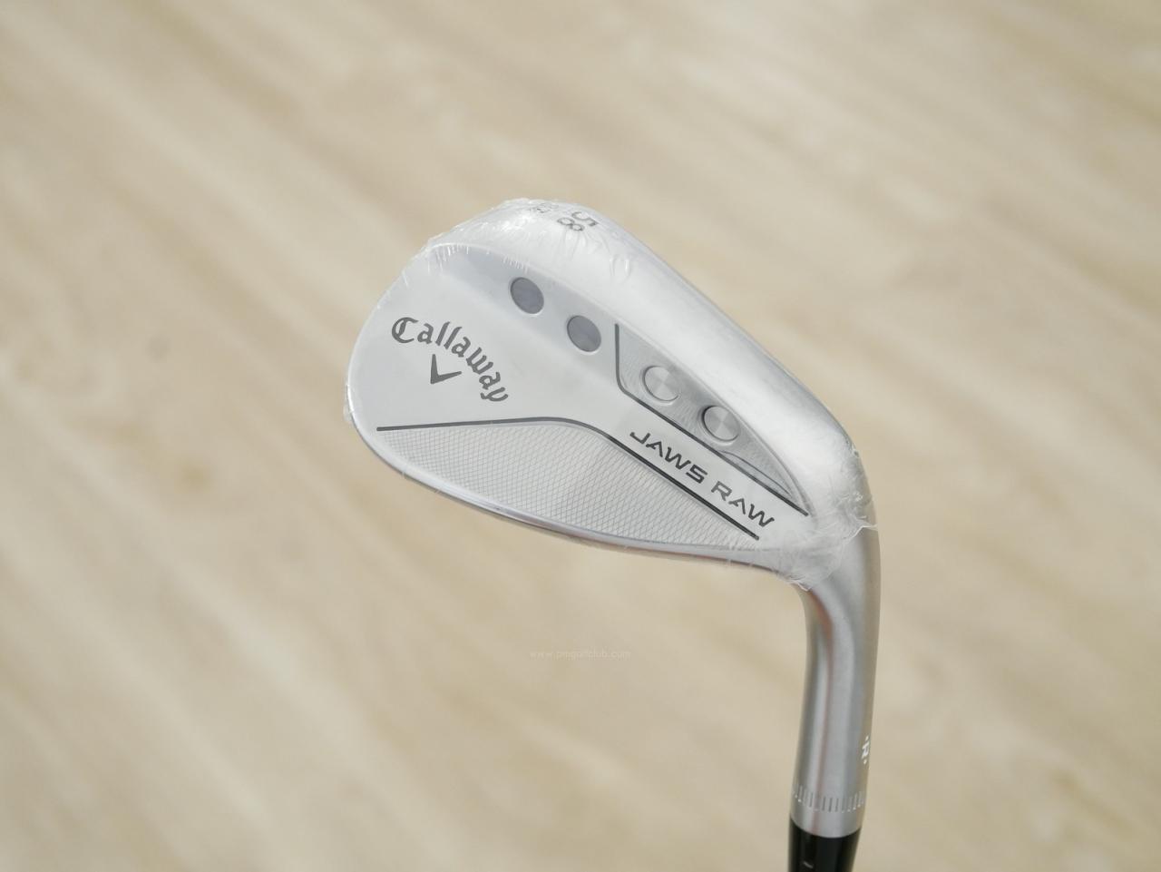 Wedge : Callaway : **ของใหม่ ยังไม่แกะพลาสติก** Wedge Callaway JAWS RAW (รุ่นใหม่ ปี 2023) Loft 58 ก้านเหล็ก Dynamic Gold S200