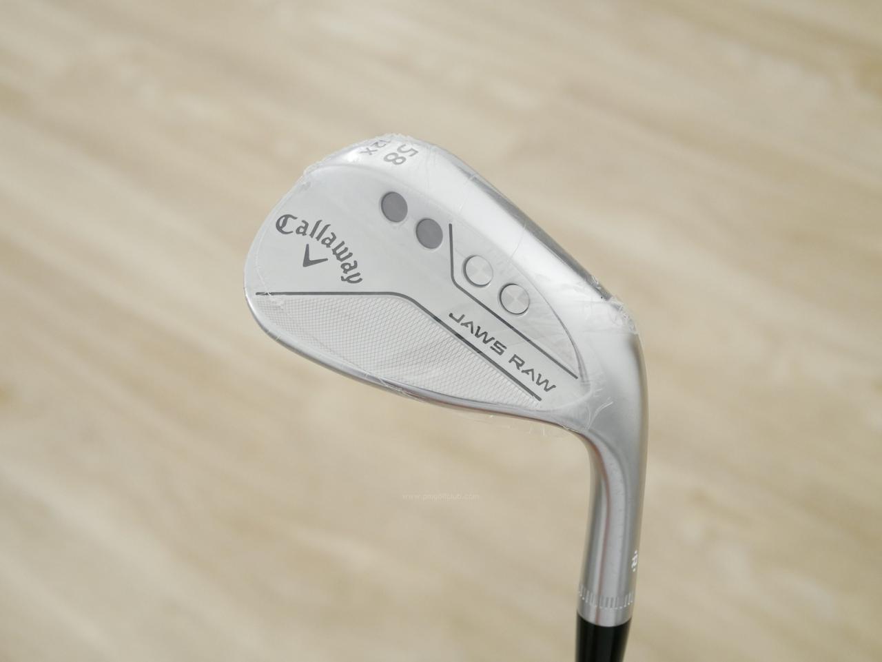 Wedge : Callaway : **ของใหม่ ยังไม่แกะพลาสติก** Wedge Callaway JAWS RAW (รุ่นใหม่ ปี 2023) Loft 58 ก้านเหล็ก NS Pro Modus 115 Flex S