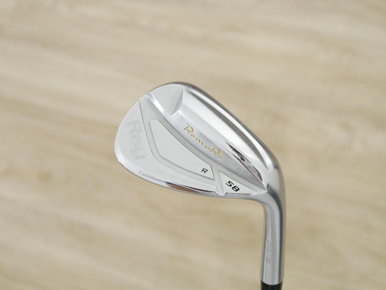 Wedge : Romaro : Wedge Romaro Ray SX-R Forged Loft 58 ก้านเหล็ก Dynamic Gold 115 MID S200