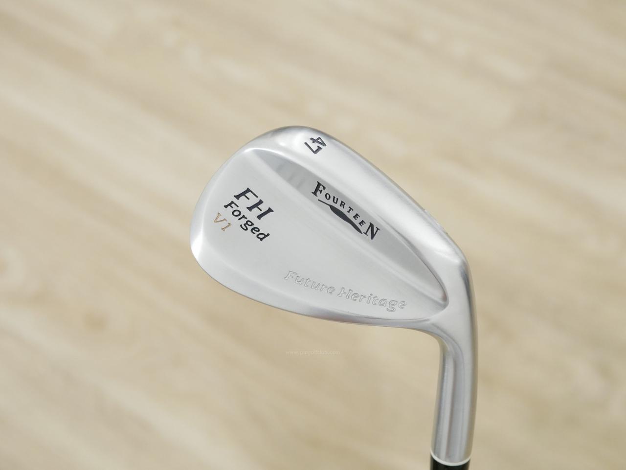 Wedge : Fourteen : **มีตำหนิ** Wedge Fourteen FH Forged V1 Loft 47 ก้านเหล็ก NS Pro 950 HT Wedge Flex