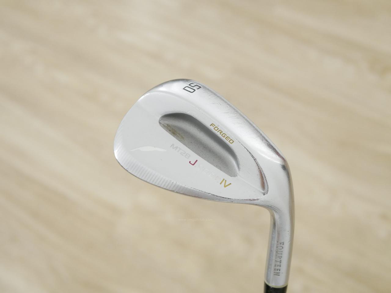 Wedge : Fourteen : Wedge Fourteen MT-28 J.Spec IV Forged Loft 50 ก้านเหล็ก Dynamic Gold Wedge