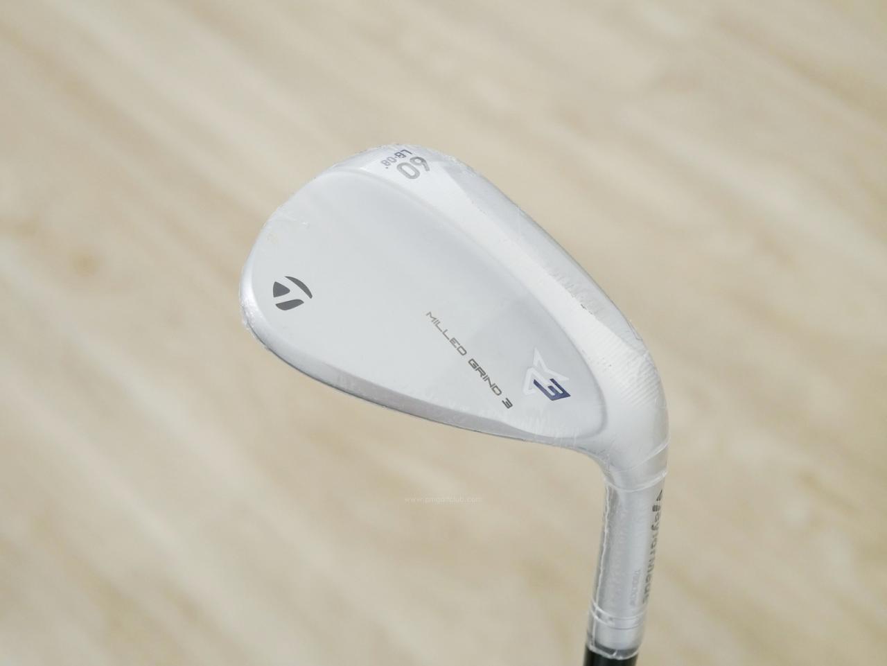 Wedge : Taylormade : **ของใหม่ ยังไม่แกะพลาสติก** Wedge Taylormade Milled Grind 3 Loft 60 ก้านเหล็ก Dynamic Gold S200