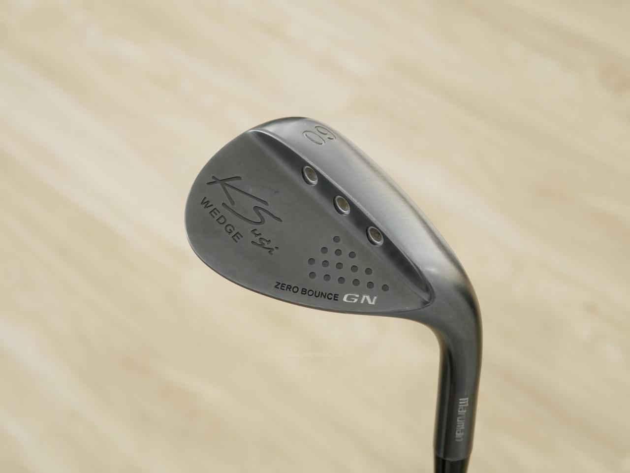 Wedge : Other : Wedge Maruman KS Zero Bounce GN Forged (รุ่นใหม่ ใบใหญ่ ตีง่ายมากๆ) Loft 60 ก้านเหล็ก Flex S