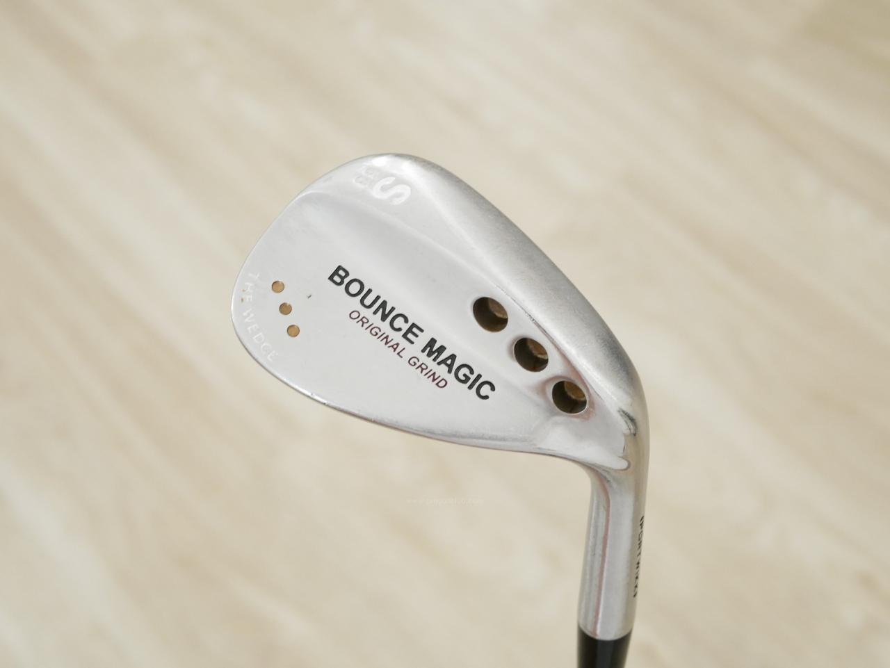 Wedge : Other : Wedge Bounce Magic Original Grind Loft 58 ก้านเหล็ก NS Pro 950 Wedge Flex