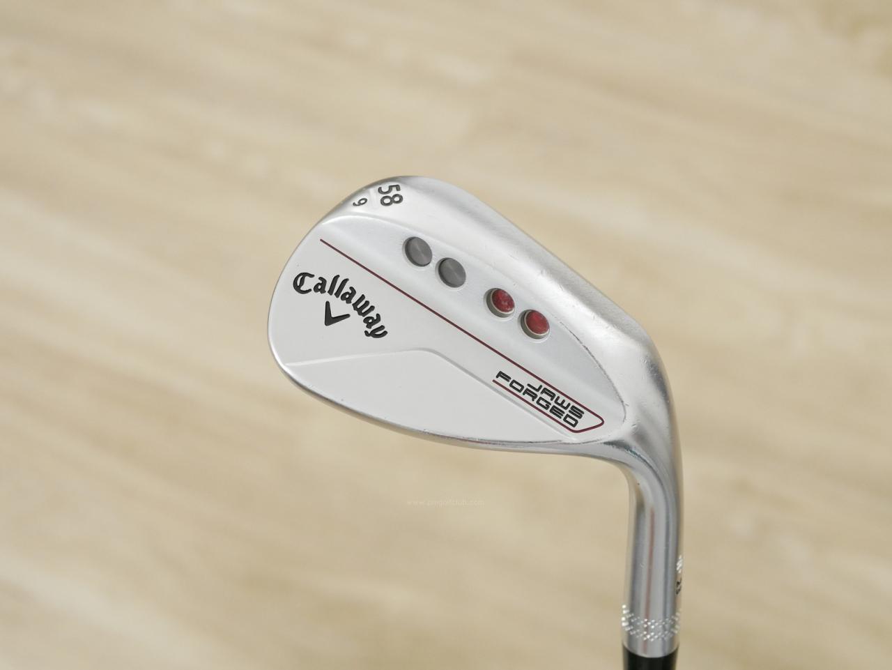 Wedge : Callaway : Wedge Callaway JAWS FORGED (ปี 2024) Loft 58 ก้านเหล็ก Dynamic Gold S200