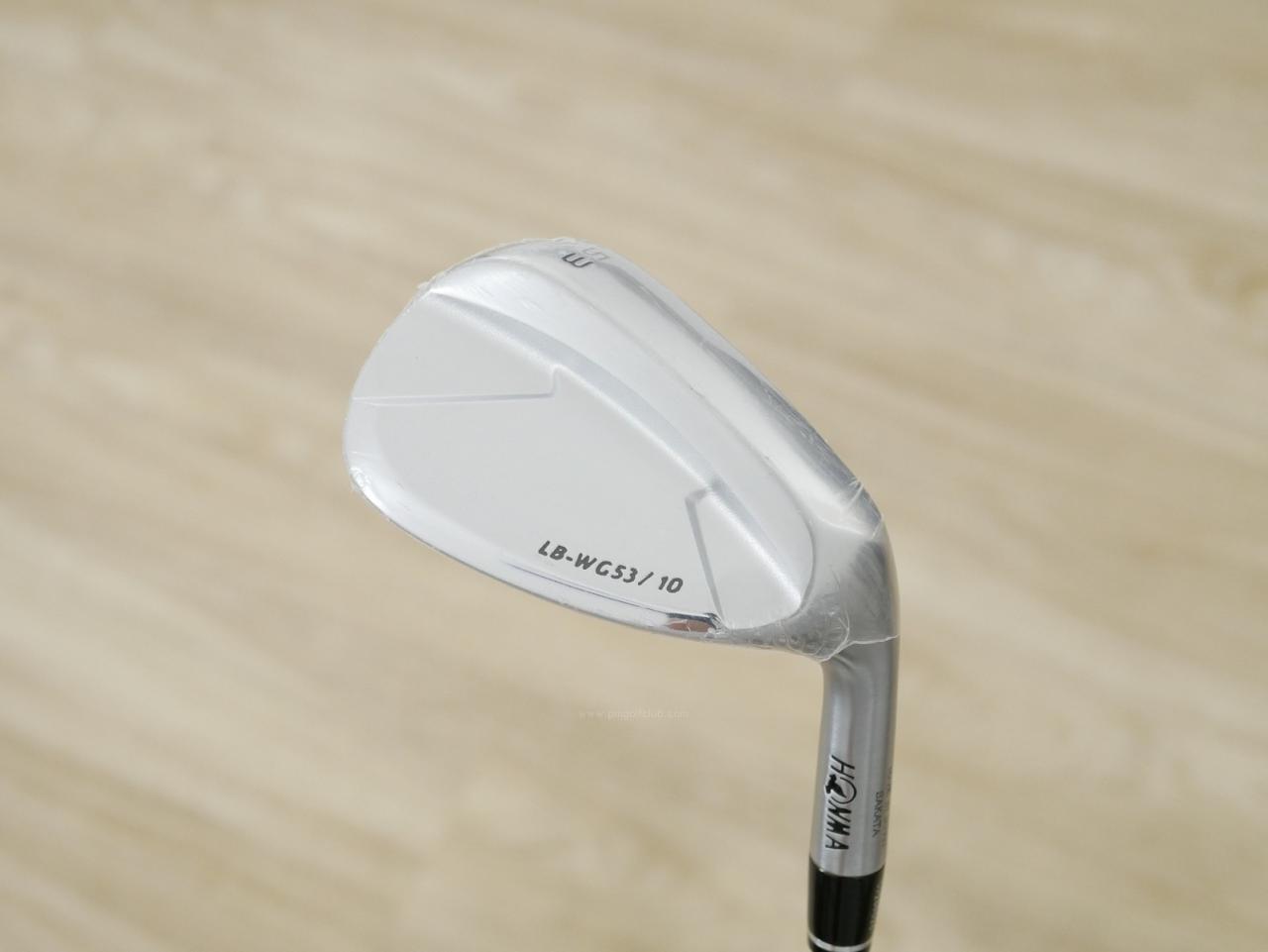 Wedge : Honma : **ของใหม่ ยังไม่แกะพลาสติก** Wedge Honma LB-W Loft 53 ก้านเหล็ก NS Pro Zelos 7 Flex R