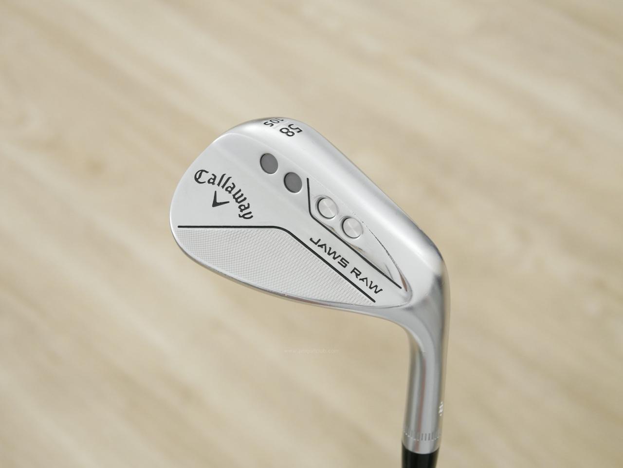 Wedge : Callaway : Wedge Callaway JAWS RAW (ปี 2023) Loft 58 ก้านเหล็ก NS Pro ZELOS 6 Flex R