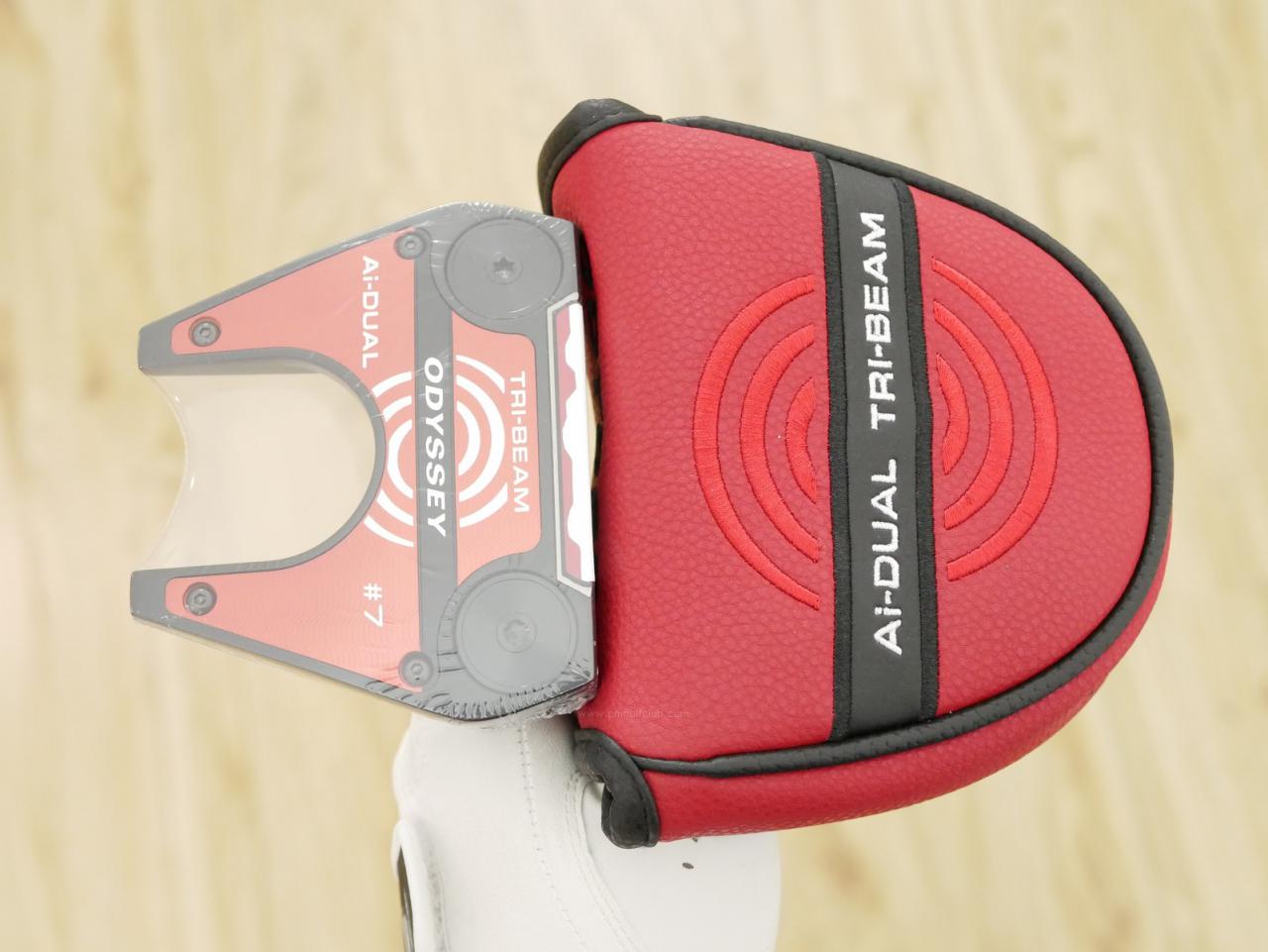Putter : All : **ของใหม่ ยังไม่แกะพลาสติก** พัตเตอร์ Odyssey Ai-DUAL TRI-BEAM #7 (รุ่นล่าสุด ออกปี 2026) ยาว 34 นิ้ว