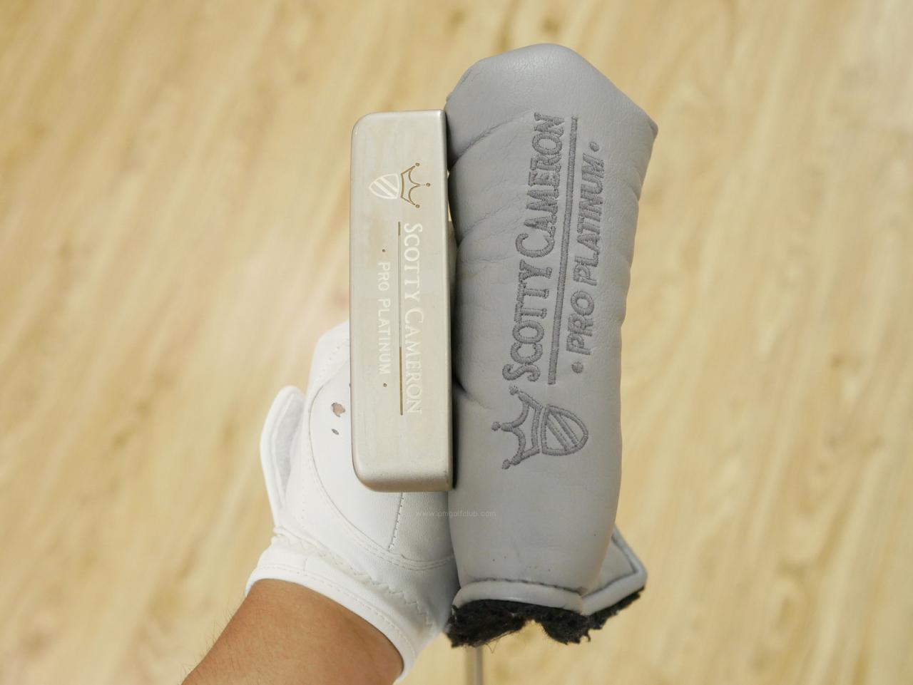 Putter : All : พัตเตอร์ Scotty Camaron Pro Platinum Newport Mid Slant ยาว 32 นิ้ว