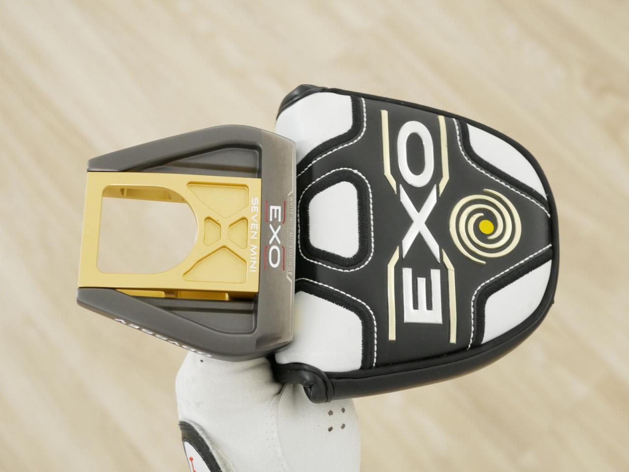 Putter : All : พัตเตอร์ Odyssey EXO Seven MINI Gold ก้าน Stroke LAB ยาว 34 นิ้ว