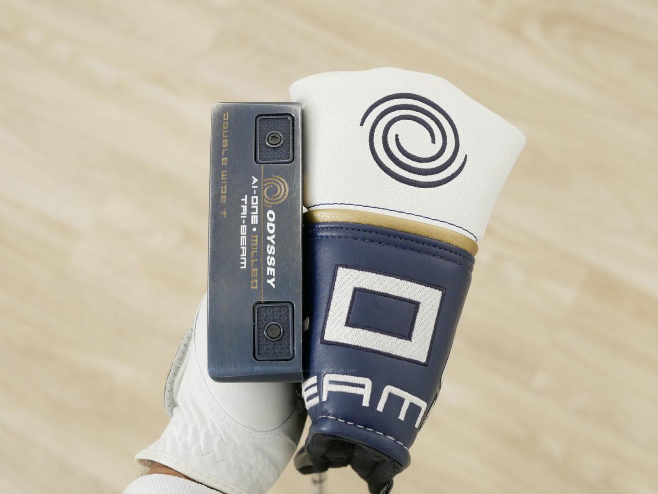 Putter : All : พัตเตอร์ Odyssey Ai-ONE Milled TRI BEAM DOUBLE WIDE T (รุ่นท็อป ออกปี 2024) ก้าน Stroke SL 70 ยาว 33 นิ้ว