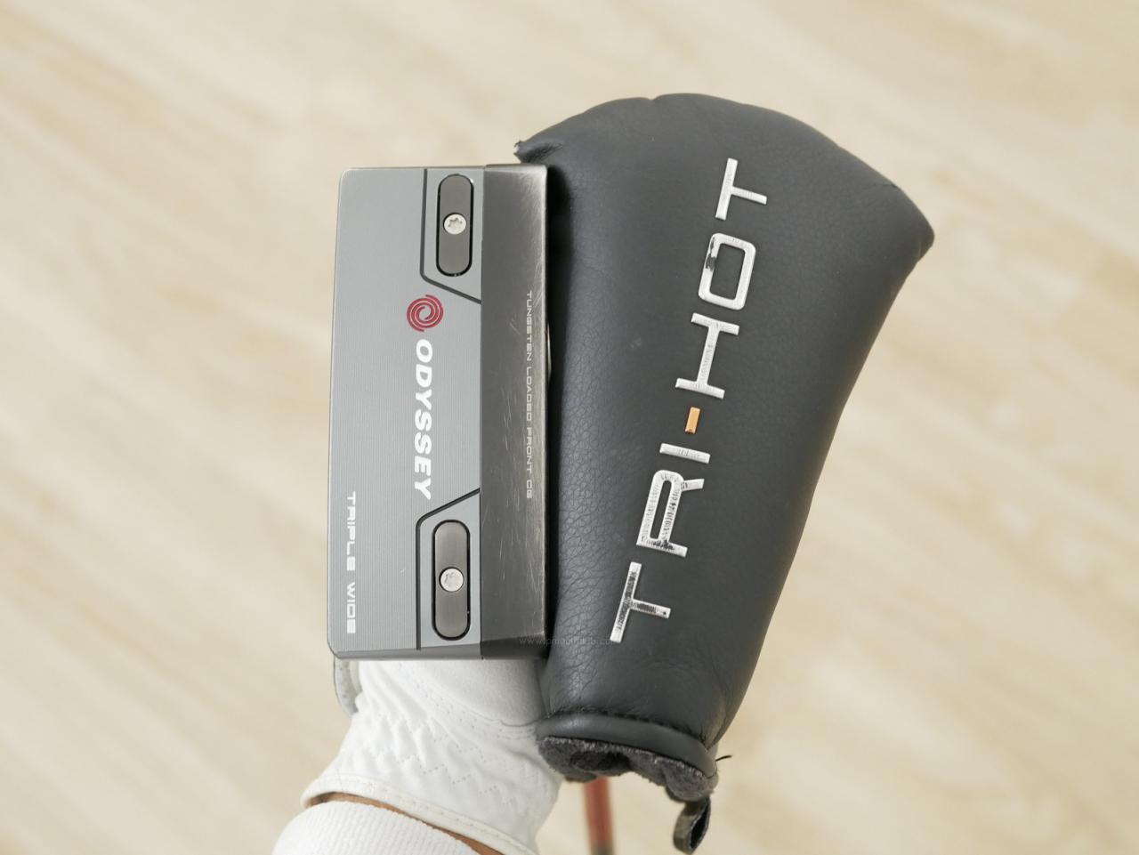 Putter : All : พัตเตอร์ Odyssey Tri-Hot 5K Triple Wide (รุ่นท้อปสุด ออกปี 2022) ก้าน Stroke Lab ยาว 35 นิ้ว