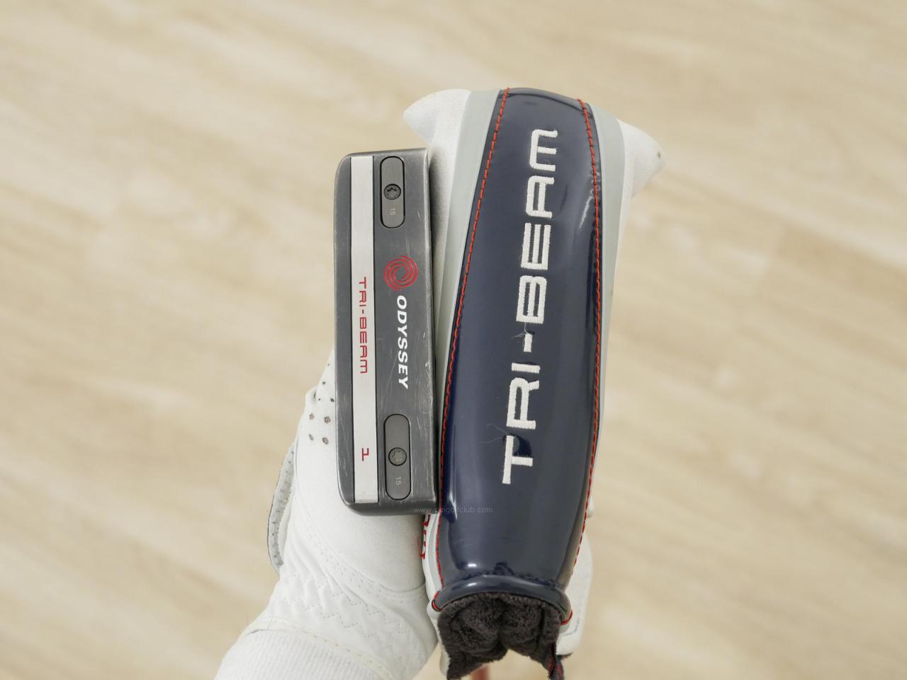 Putter : All : พัตเตอร์ Odyssey TRI-BEAM #1 (ออกปี 2023) ก้าน Stroke LAB 70 ยาว 34 นิ้ว
