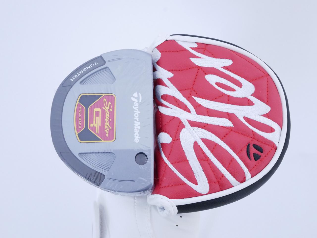 Putter : All : **ของใหม่ ยังไม่แกะพลาสติก** พัตเตอร์ Taylormade Spider GT Rollback (ออกปี 2022) ยาว 34 นิ้ว