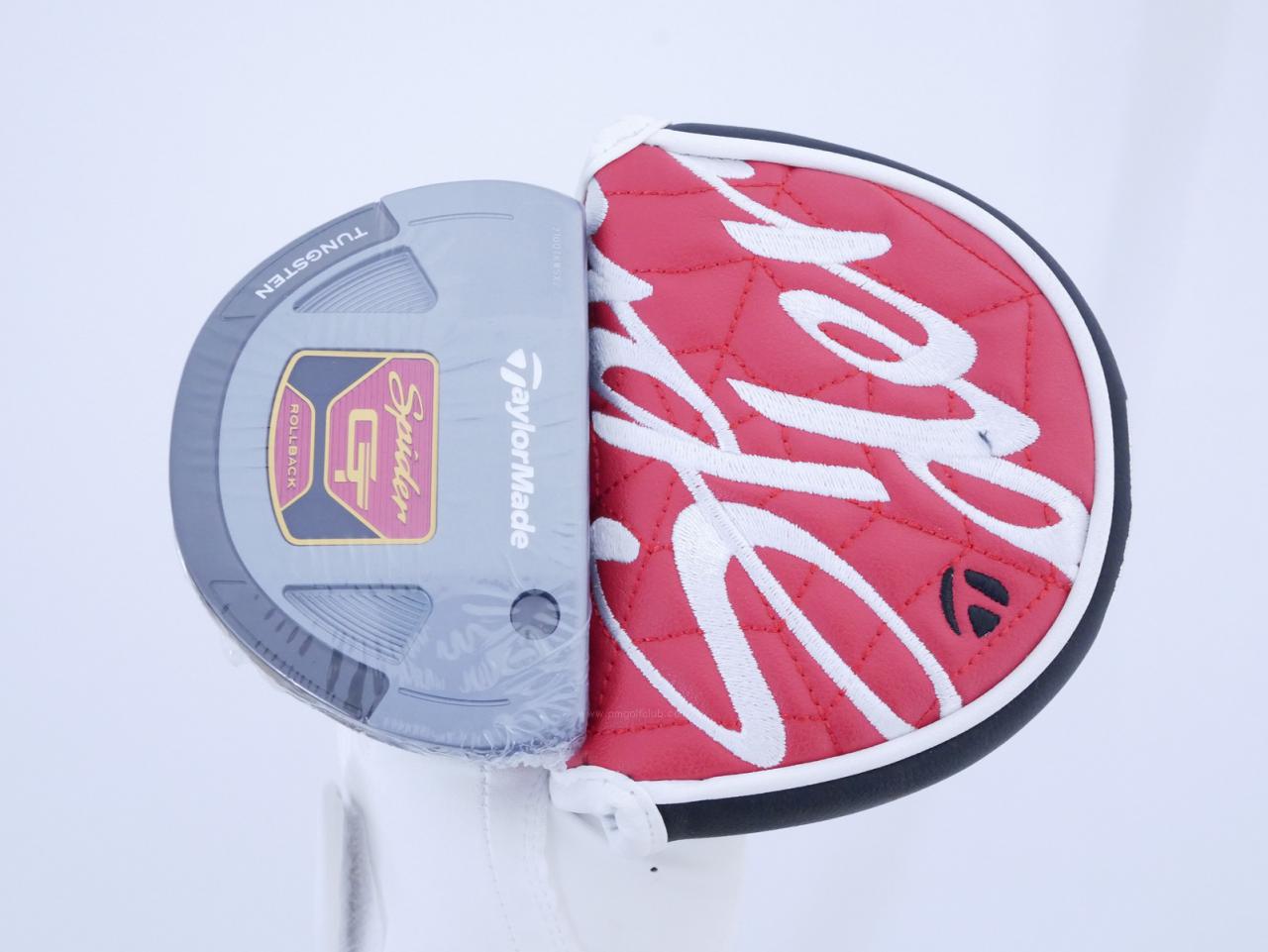 Putter : All : **ของใหม่ ยังไม่แกะพลาสติก** พัตเตอร์ Taylormade Spider GT Rollback (ออกปี 2022) ยาว 34 นิ้ว