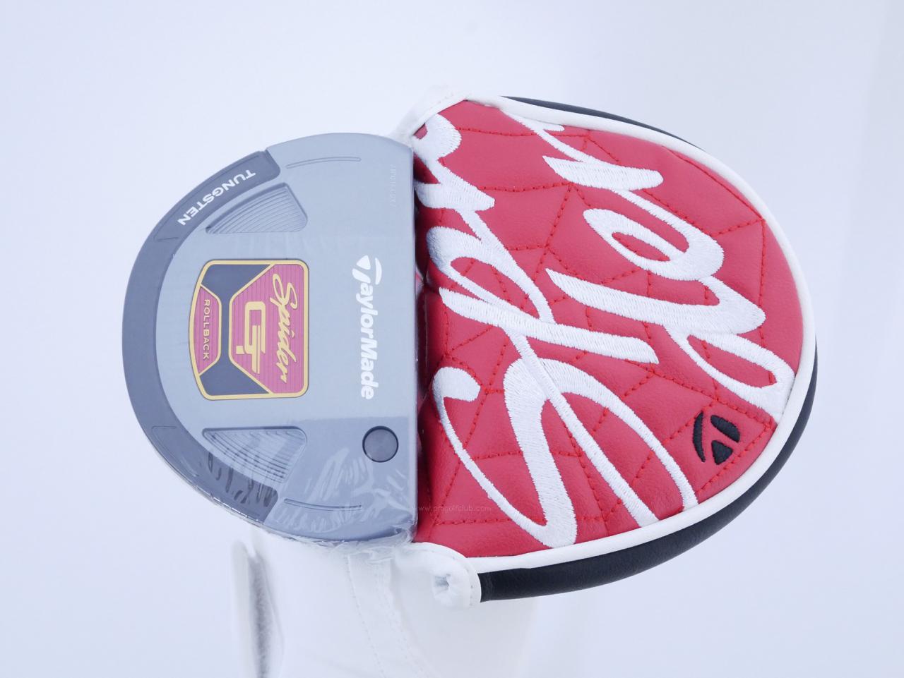 Putter : All : **ของใหม่ ยังไม่แกะพลาสติก** พัตเตอร์ Taylormade Spider GT Rollback (ออกปี 2022) ยาว 34 นิ้ว
