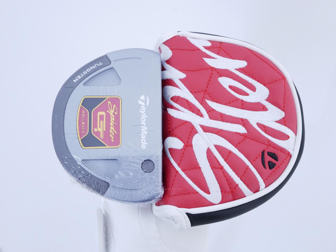 Putter : All : **ของใหม่ ยังไม่แกะพลาสติก** พัตเตอร์ Taylormade Spider GT Rollback (ออกปี 2022) ยาว 34 นิ้ว