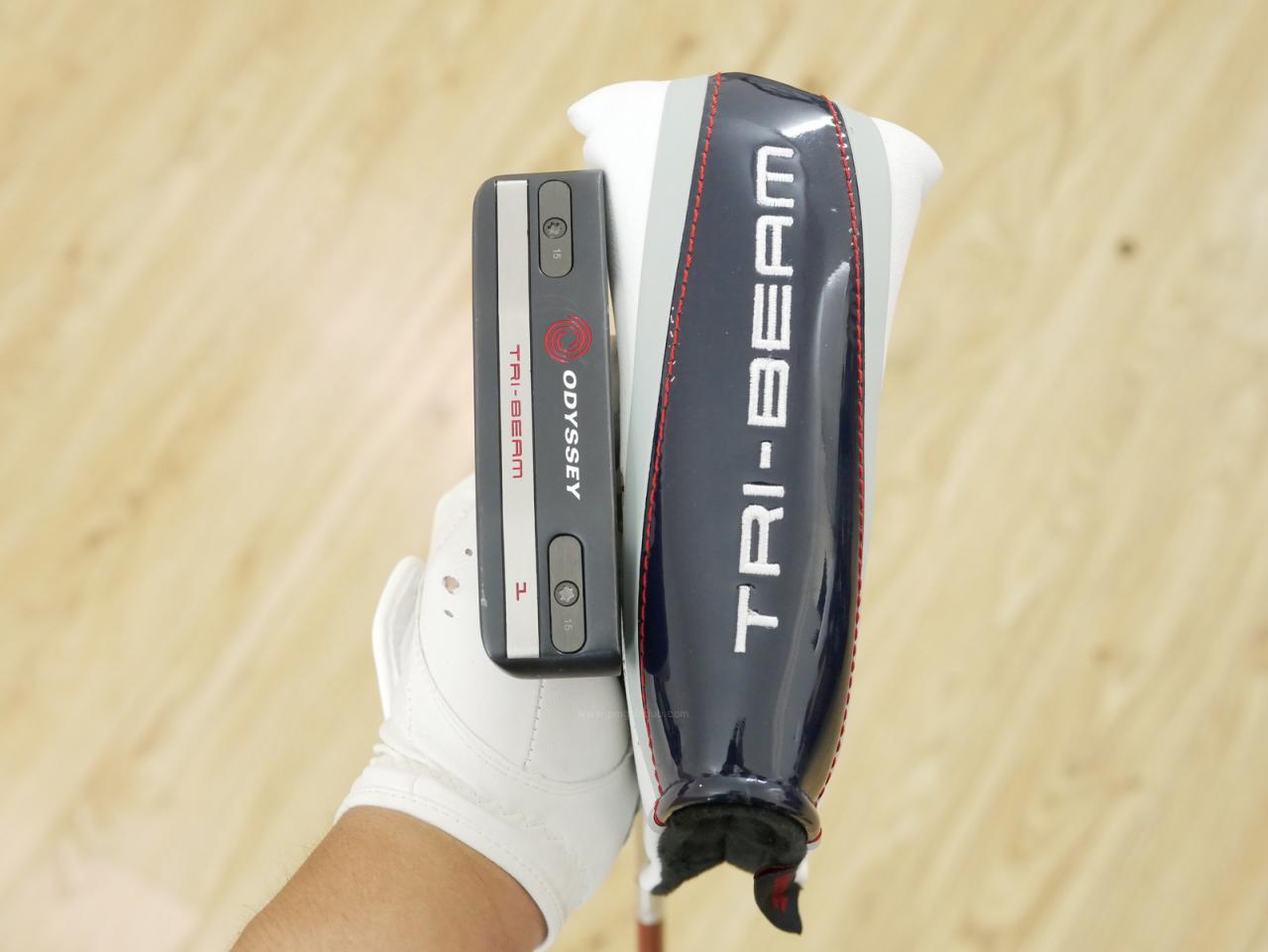 Putter : All : พัตเตอร์ Odyssey Tri-Beam 1 (ออกปี 2023) ก้าน Stroke LAB 70 ยาว 34 นิ้ว