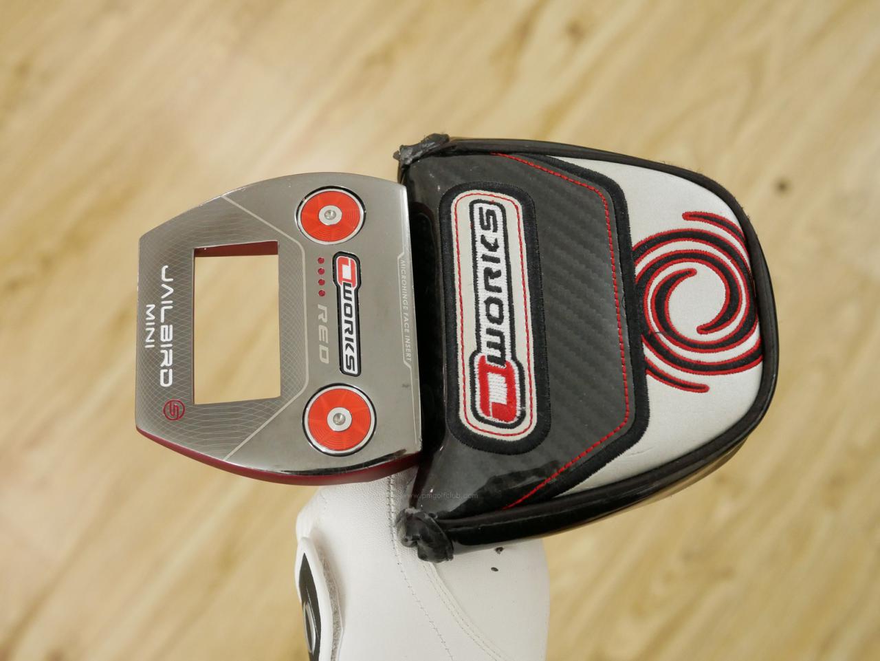 Putter : All : พัตเตอร์ Odyssey O-Works Red Jailbird Mini ยาว 34 นิ้ว