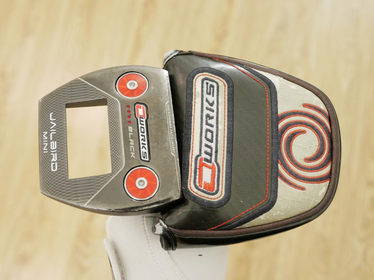 Putter : All : พัตเตอร์ Odyssey O-Works Black Jailbird Mini ยาว 33 นิ้ว