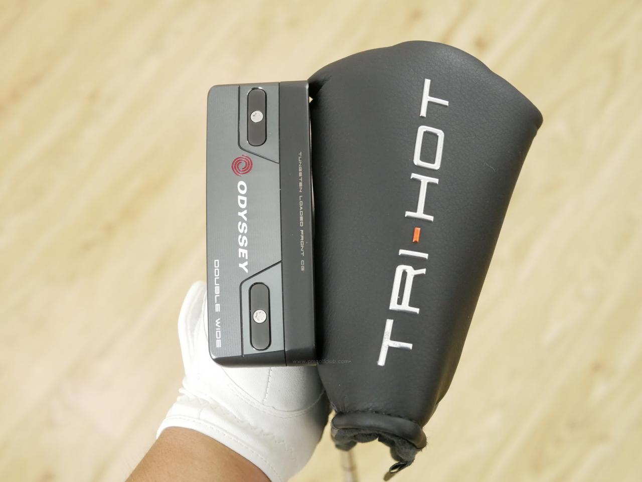 Putter : All : พัตเตอร์ Odyssey Tri-Hot 5K Double Wide (รุ่นท้อป ออกปี 2022) ก้าน Stroke Lab ยาว 34 นิ้ว