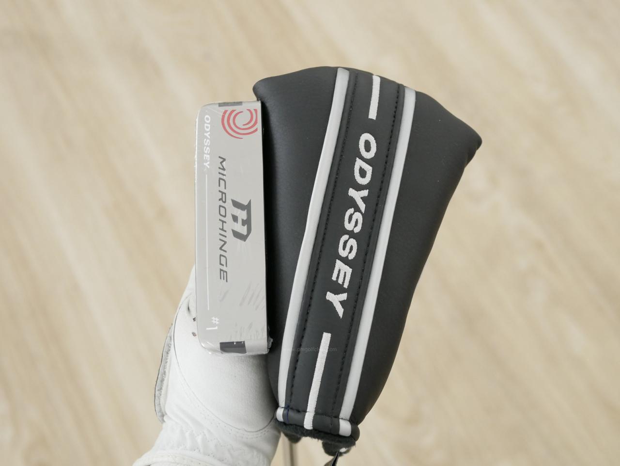 Putter : All : **ของใหม่ ยังไม่แกะพลาสติก** พัตเตอร์ Odyssey Microhinge #1 (รุ่นล่าสุด ปี 2025) ยาว 34 นิ้ว