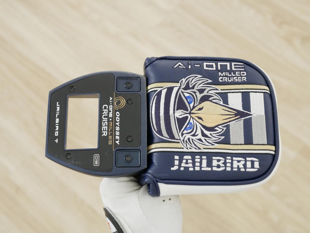 Putter : All : พัตเตอร์ Odyssey Ai-ONE Milled CRUISER Jailbird T DB (ออกปี 2024) ก้าน Stroke LAB SL140 ยาว 38 นิ้ว
